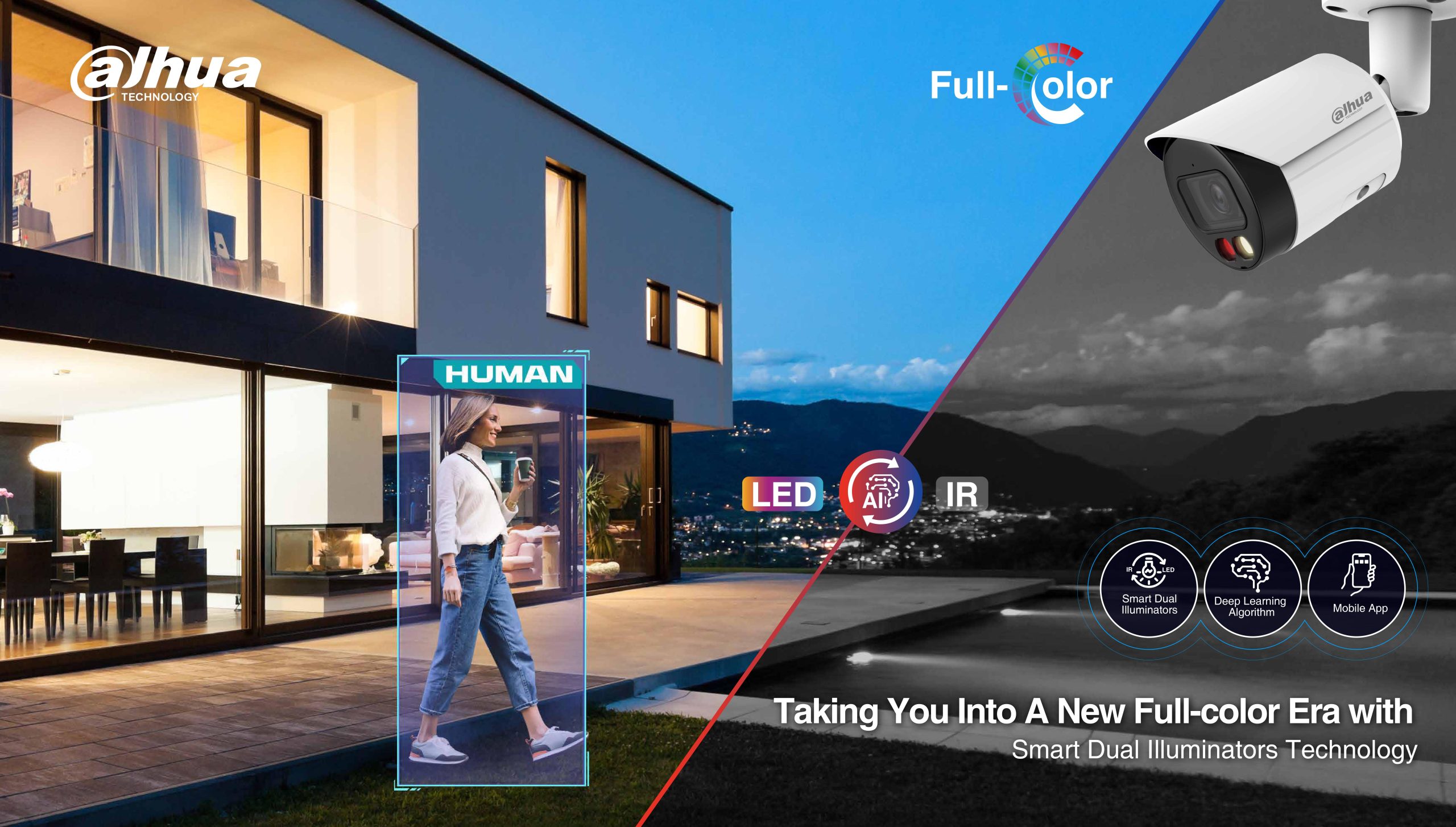 Dahua Smart Dual Illuminators technology